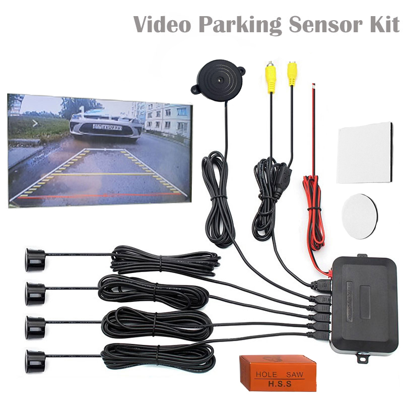 Car Accessories Online - Video Park Sensörü Kiti Araba Ters