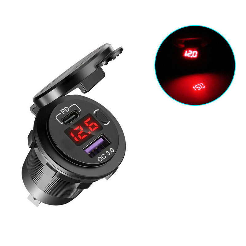 Car Accessories Qc - Taşınabilir QC 3.0 + PD çift