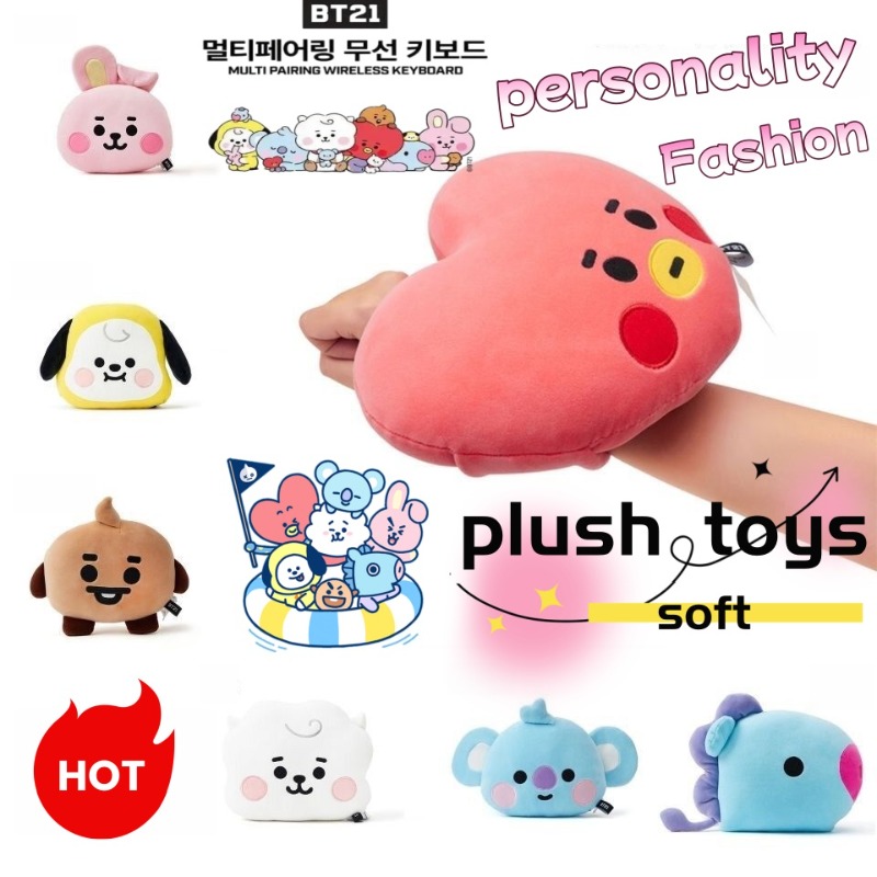 Car Accessories Toy - BT21 Yüz Şeklinde Yastık Sevimli Moda
