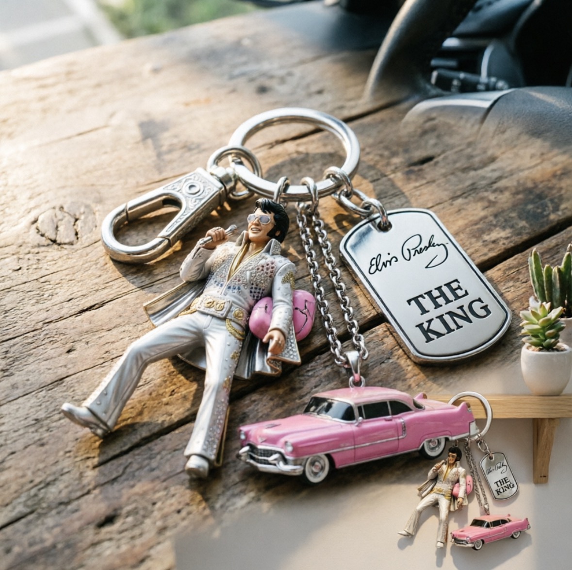 Car Accessories Gifts For Men - Michael Jackson Anahtarlık, Klasik Dans Kralı