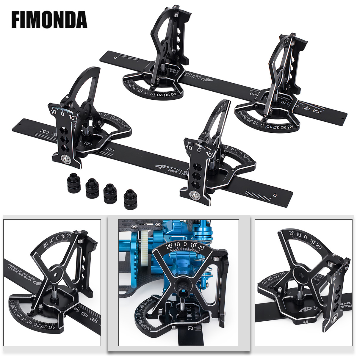 Car Accessories Online - 1/10 Ölçekli Yol Tipi Alüminyum 4D