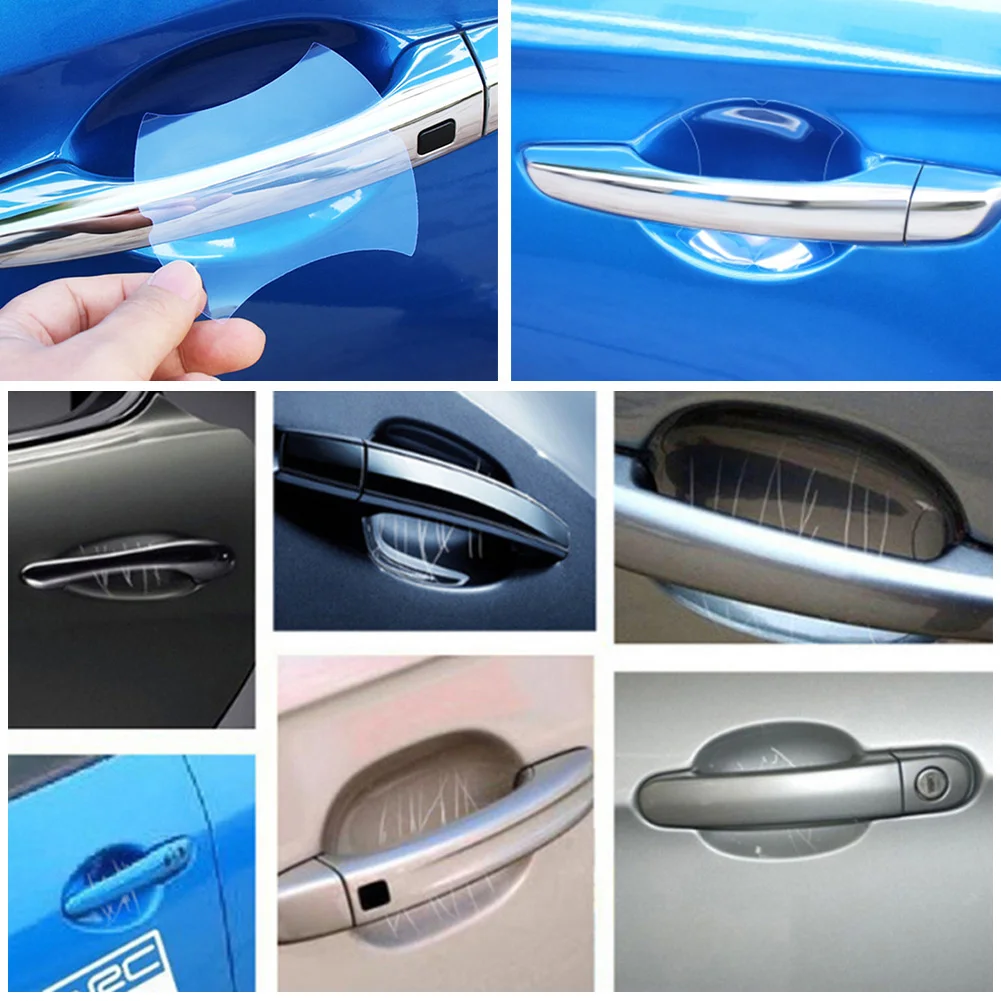 Car Door Handle Protector - 5 adet evrensel görünmez araba kapı