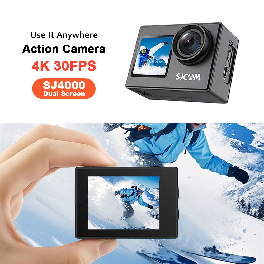 Car Accessories Online - SJCAM SJ4000 4K/30 fps Aksiyon Kamerası
