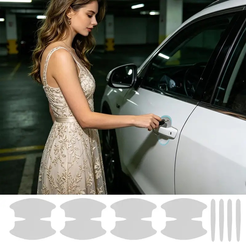 Araba Kapı Kolu Etiketi 8 Parç - Car Door Handle Protector incelemesi ve fiyatı