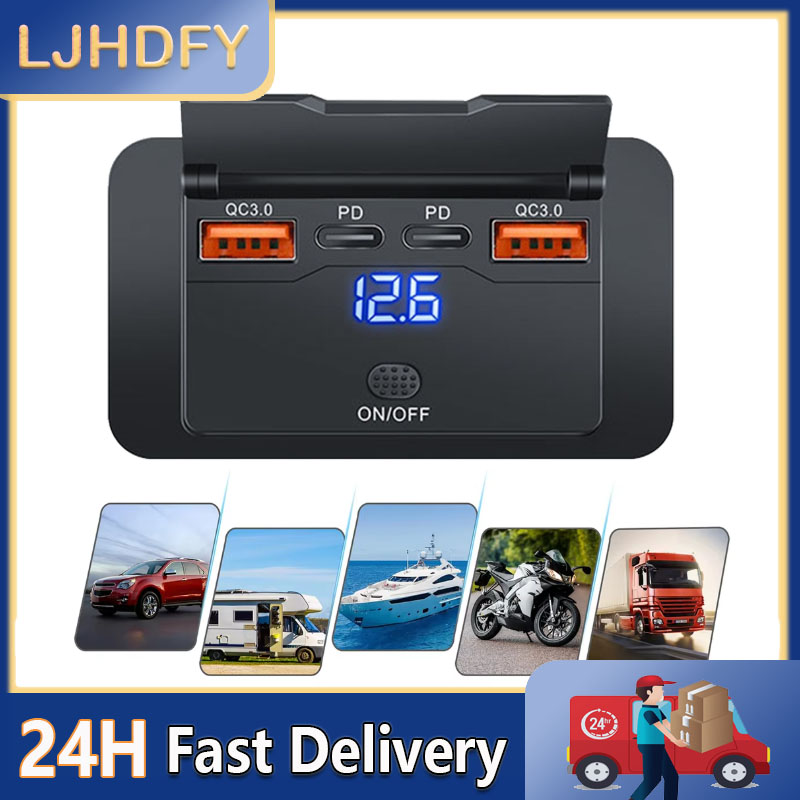 4 Portlu Çift PD Çift QC 3.0 U - Car Accessories Qc incelemesi ve fiyatı