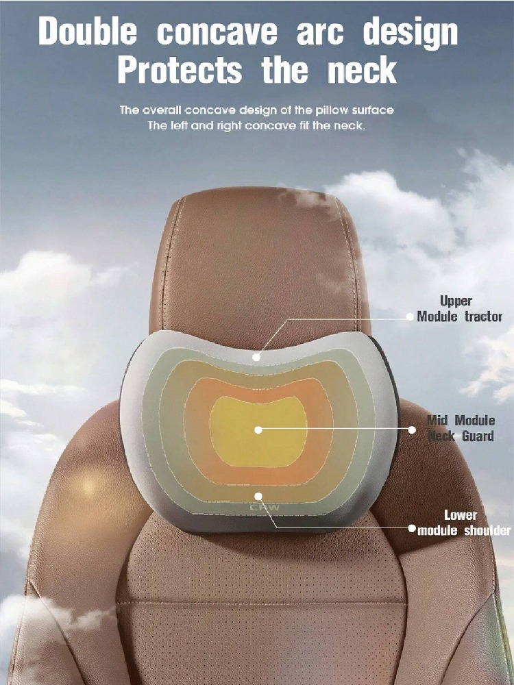Araba Kafalık, Bel Desteği, Om - Car Seat Cushion Memory Foam incelemesi ve fiyatı