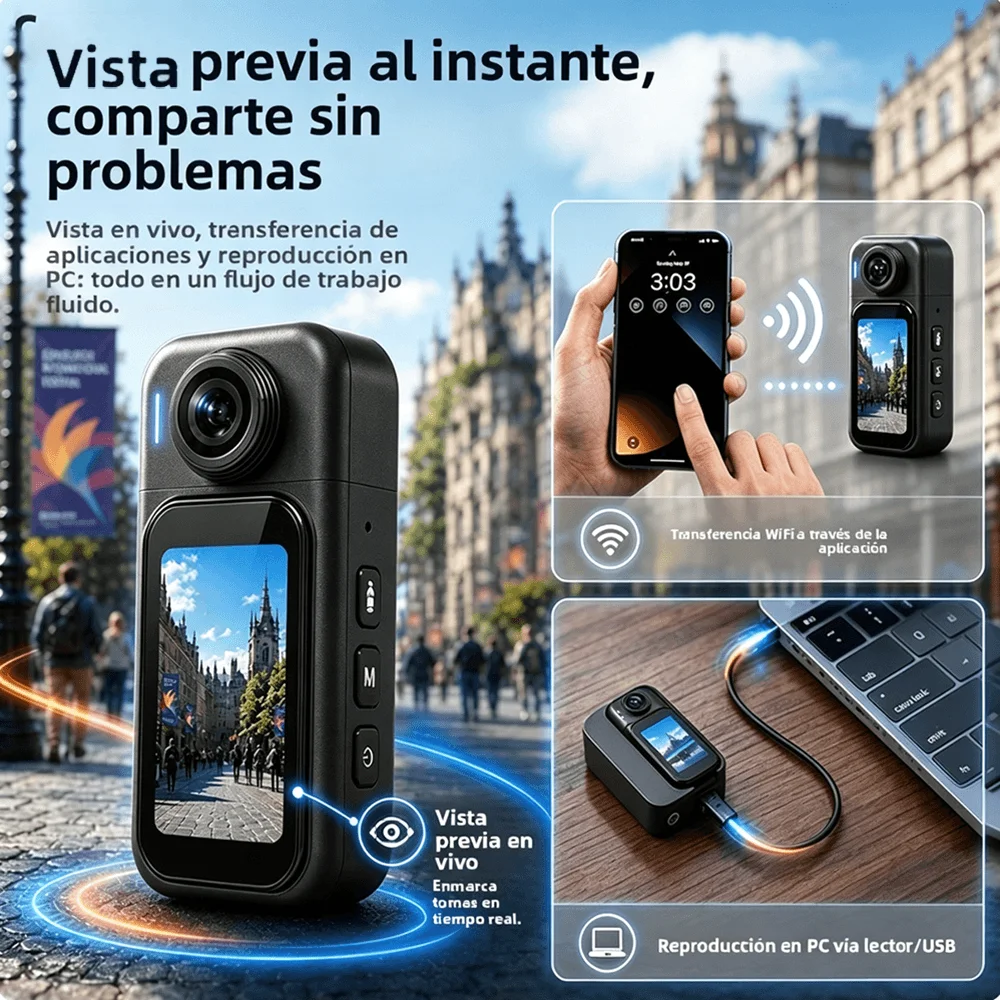 4K/1080P Mini WiFi Vücut Kamer - Car Accessories Online incelemesi ve fiyatı