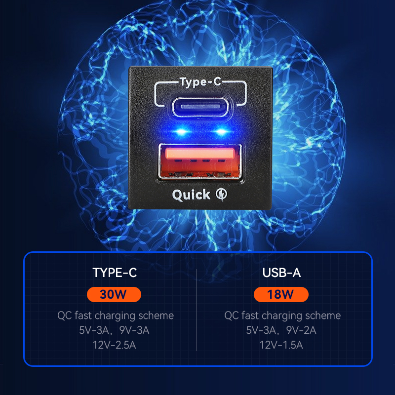 48W hızlı şarj QC3.0 USB tip-c - Car Accessories Qc incelemesi ve fiyatı