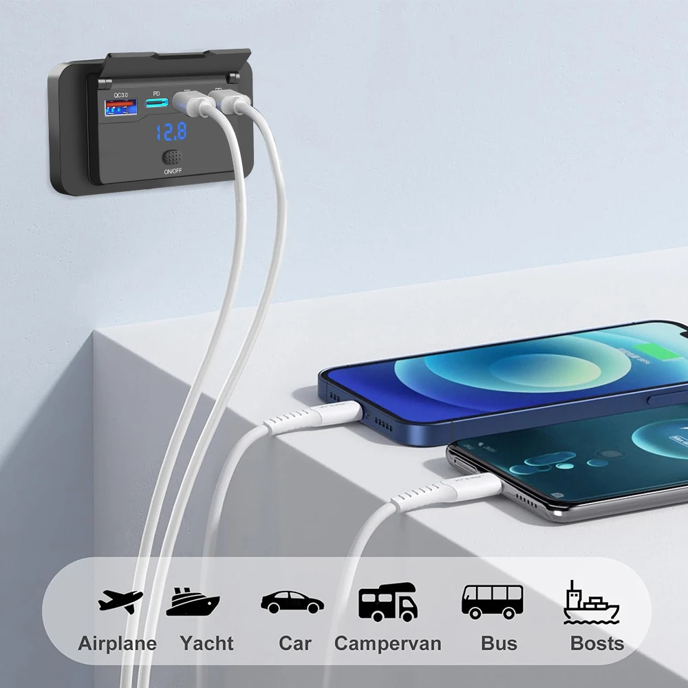 Üçlü PD & QC 3.0 USB Araç Şarj - Car Accessories Qc incelemesi ve fiyatı