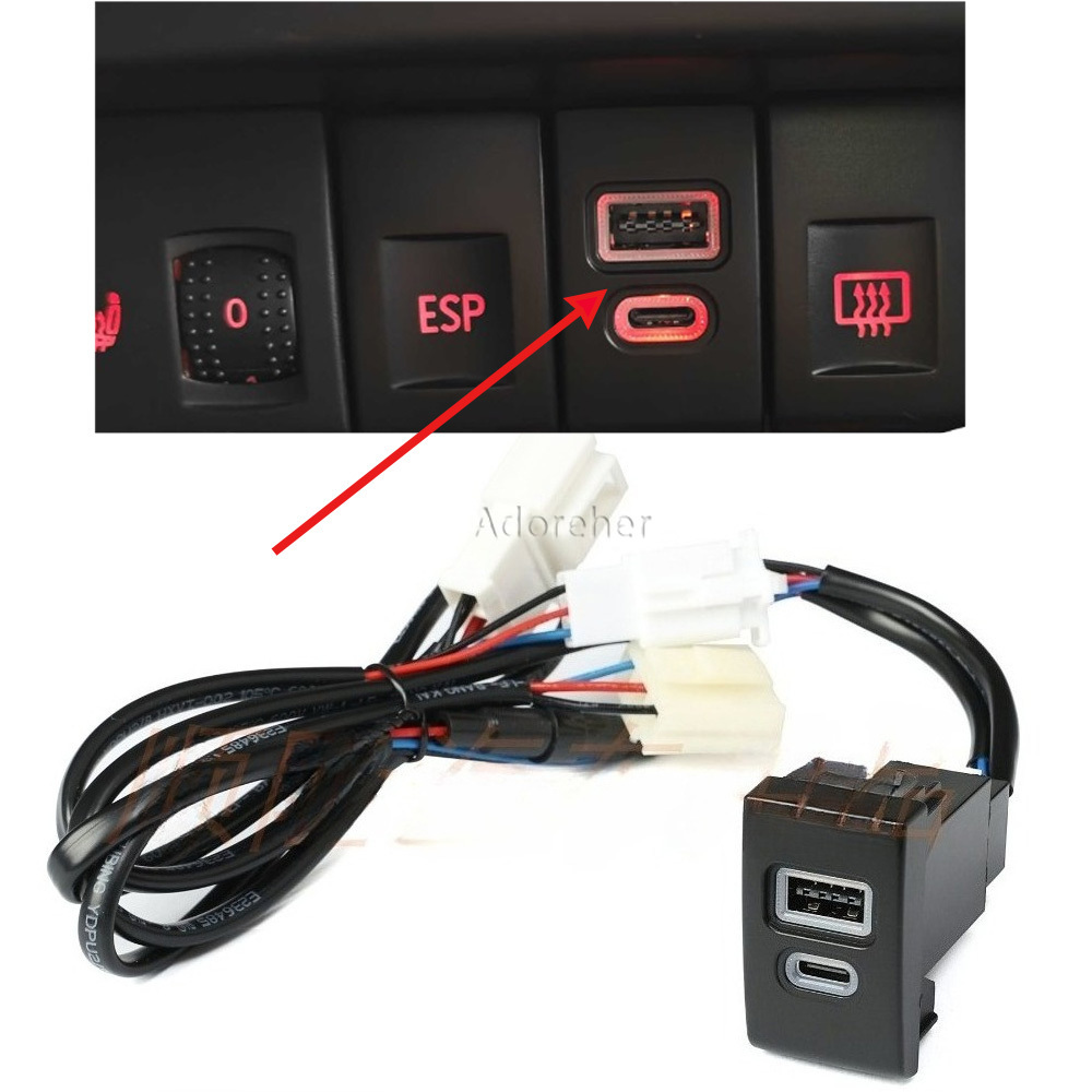 1 adet araba USB QC 3.0 tipi C - Car Accessories Qc incelemesi ve fiyatı