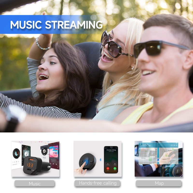 C23 Bluetooth 5.1 Araba MP3 Ge - Car Accessories Qc incelemesi ve fiyatı