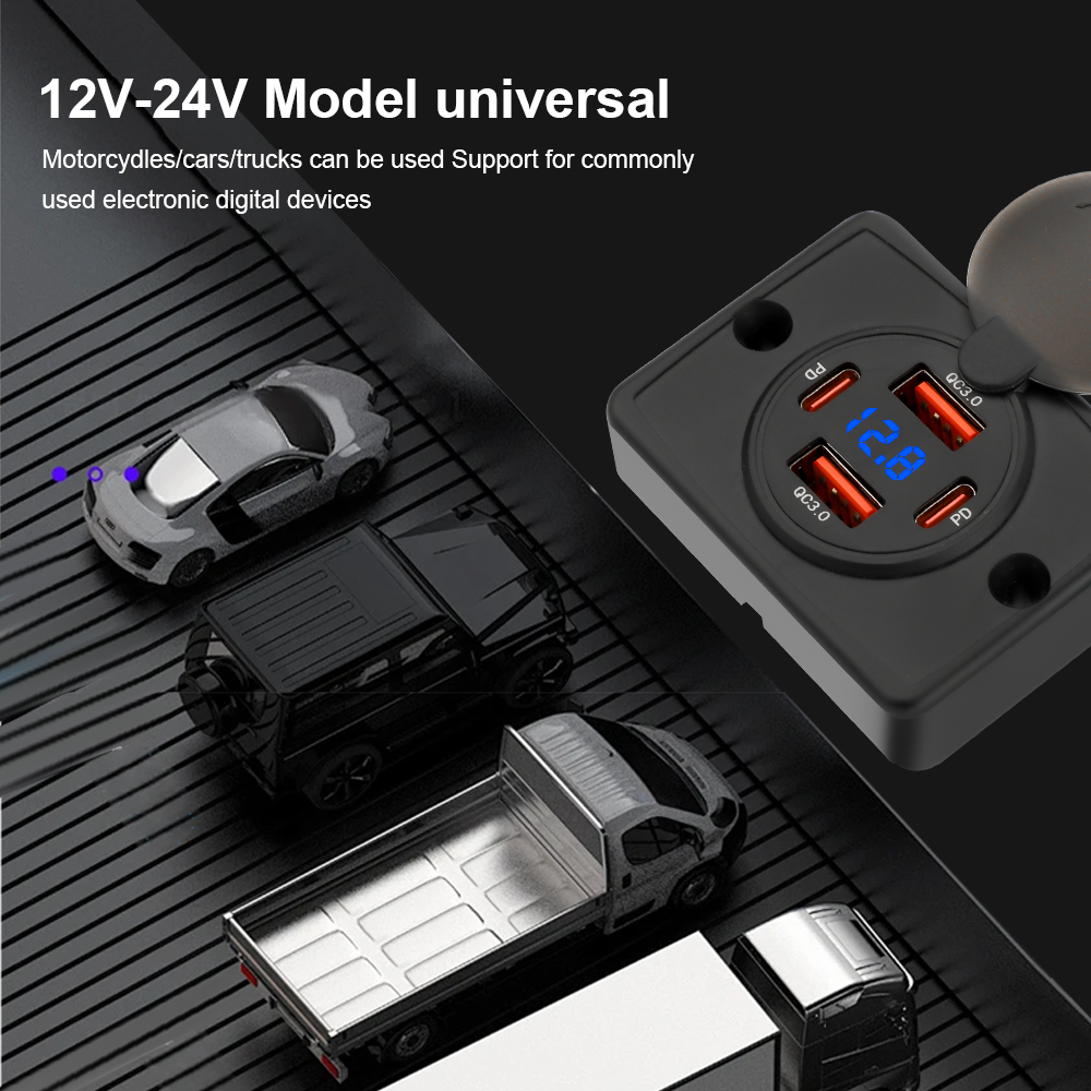 KEBIDUMEI PD + QC 4 Port Araç  - Car Accessories Qc incelemesi ve fiyatı
