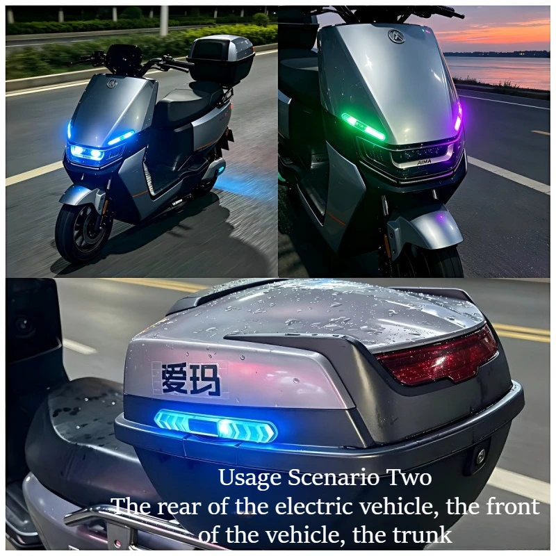 1 adet güneş LED flaş ışığı ar - Car Door Handle Protector incelemesi ve fiyatı