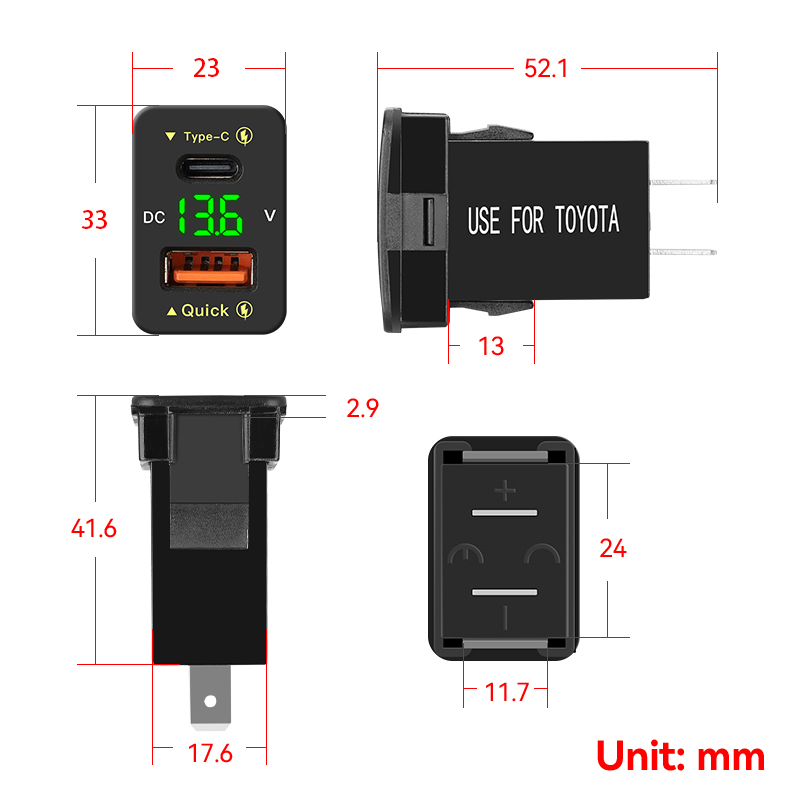QC3.0 48W Usb C PD Bağlantı No - Car Accessories Qc incelemesi ve fiyatı