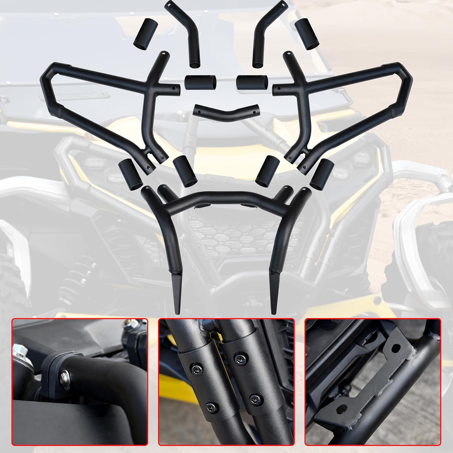 Can-Am Maverick R için Ön Tamp - Bumper Guard Protector incelemesi ve fiyatı