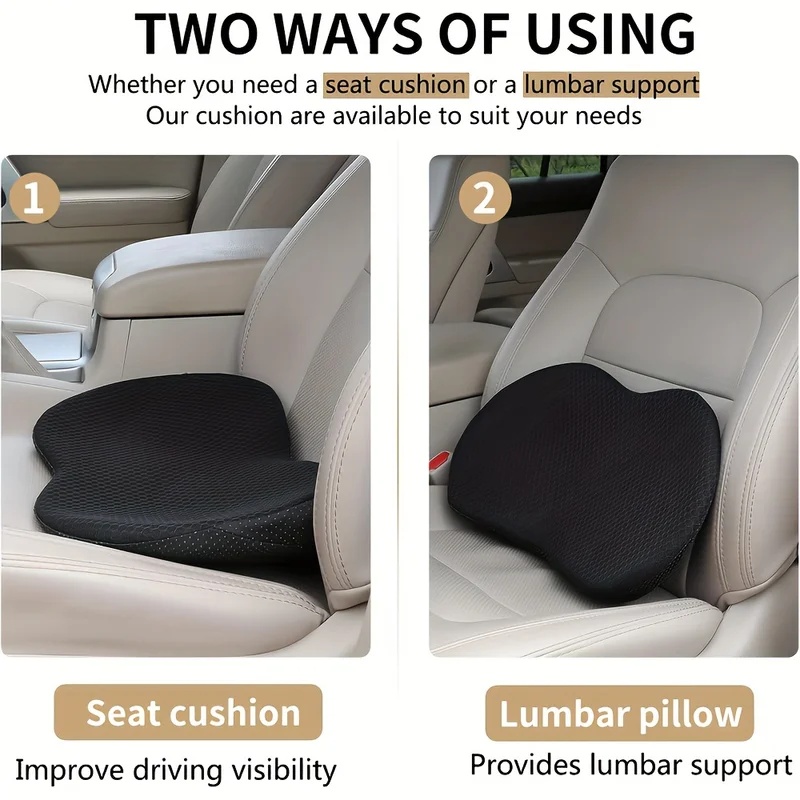 2'si 1 Arada Hafızalı Köpük Ar - Car Seat Cushion Memory Foam incelemesi ve fiyatı